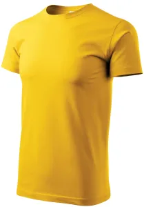 Muška jednostavna majica, žuta boja, XS