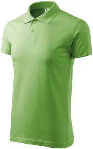 Muška jednostavna polo majica, grašak zeleni, 2XL