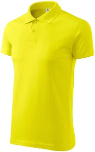 Muška jednostavna polo majica, limun žuto, M