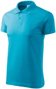 Muška jednostavna polo majica, tirkiz, XL #261850
