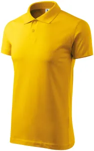 Muška jednostavna polo majica, žuta boja, S