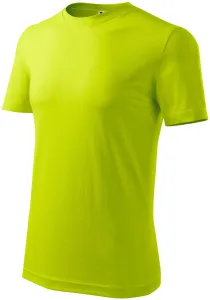 Muška klasična majica, limeta zelena, L