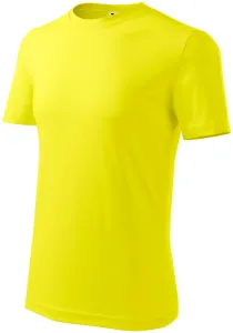 Muška klasična majica, limun žuto, S