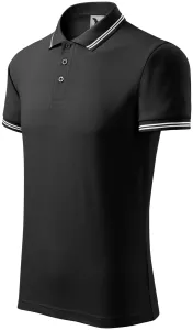 Muška kontra majica polo, crno, 3XL