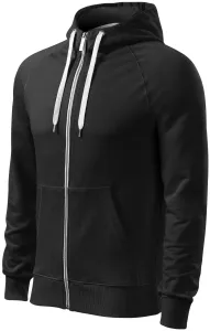 Muška kontrastna majica s kapuljačom, crno, S #258348
