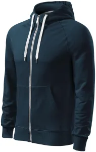 Muška kontrastna majica s kapuljačom, tamno plava, S