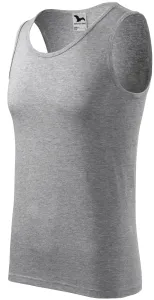 Muška majica bez rukava, tamno sivi mramor, XL #258199