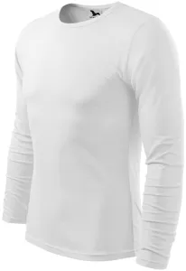 Muška majica dugih rukava, bijela, 2XL