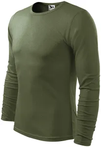 Muška majica dugih rukava, khaki, XL