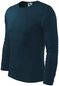 Muška majica dugih rukava, tamno plava, 2XL