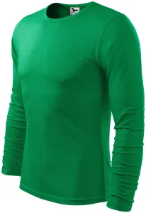 Muška majica dugih rukava, trava zelena, XL
