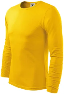 Muška majica dugih rukava, žuta boja, XL