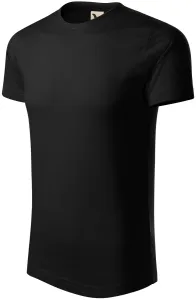 Muška majica od organskog pamuka, crno, 3XL
