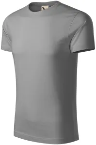 Muška majica od organskog pamuka, svijetlo srebrna, S #268473