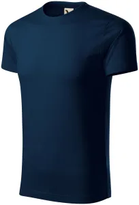 Muška majica od organskog pamuka, tamno plava, S #268437