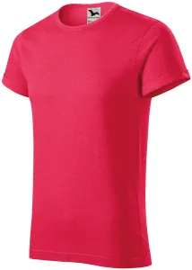 Muška majica s zavrnutim rukavima, crveni mramor, L
