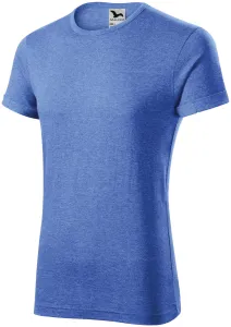 Muška majica s zavrnutim rukavima, plavi mramor, M