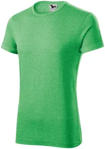 Muška majica s zavrnutim rukavima, zeleni mramor, 2XL