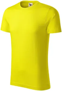 Muška majica, teksturirani organski pamuk, limun žuto, 2XL