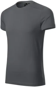 Muška majica ukrašena, svijetlo siva, XL