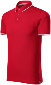 Muška polo majica s kontrastnim detaljima, formula red, 3XL