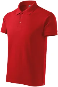 Muška polo majica u teškoj kategoriji, crvena, 2XL