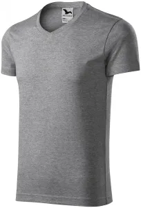 Muška pripijena majica, tamno sivi mramor, XL