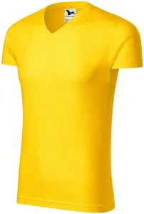 Muška pripijena majica, žuta boja, L