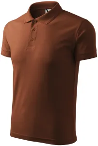 Muška široka polo majica, čokolada, L