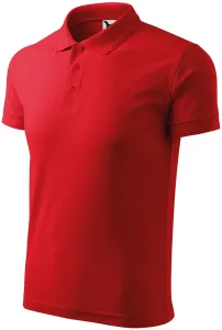 Muška široka polo majica, crvena, 4XL