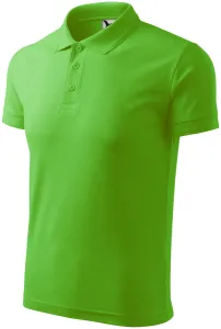 Muška široka polo majica, jabuka zelena, M