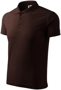 Muška široka polo majica, kava, 3XL