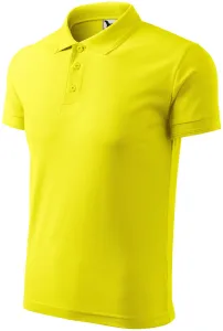 Muška široka polo majica, limun žuto, S #261325