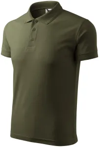 Muška široka polo majica, military, S