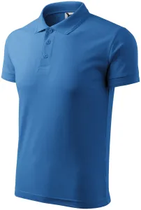 Muška široka polo majica, svijetlo plava, S #261073