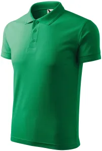 Muška široka polo majica, trava zelena, M