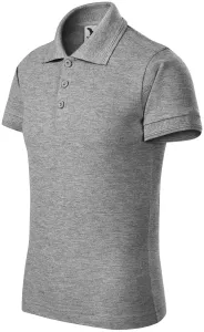 Polo majica za djecu, tamno sivi mramor, 110cm / 4godine
