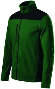 Topla unises jakna od fliša, tamnozelene boje, XL