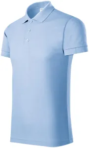 Udobna muška polo majica, plavo nebo, S