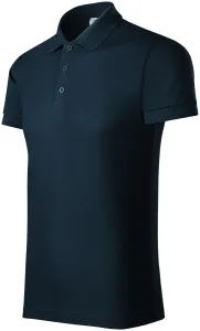 Udobna muška polo majica, tamno plava, L