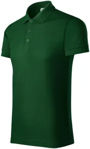 Udobna muška polo majica, tamnozelene boje, 2XL