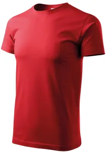 Uniseks majica veće težine, crvena, 2XL