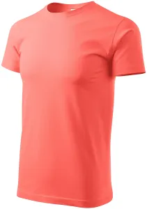Uniseks majica veće težine, koraljni, XL
