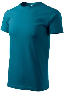 Uniseks majica veće težine, petrol blue, L