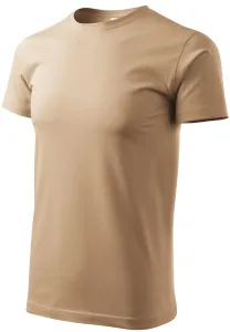 Uniseks majica veće težine, pjeskovita, M