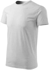 Uniseks majica veće težine, svijetlo sivi mramor, XL