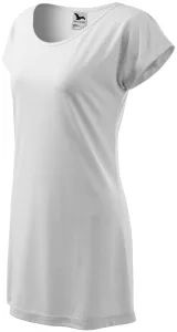 Ženska duga majica / haljina, bijela, S