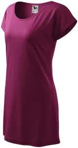 Ženska duga majica / haljina, fuksija, XL