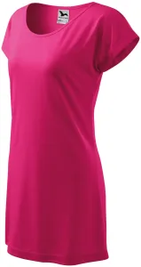 Ženska duga majica / haljina, ružičasta, XS