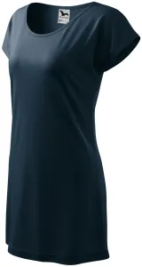 Ženska duga majica / haljina, tamno plava, M #257606